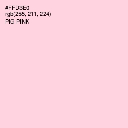 #FFD3E0 - Pig Pink Color Image